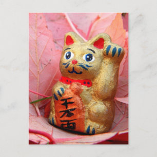 Cartão Postal Lucky Autumn Dourado