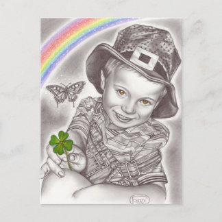 Cartão Postal Lucky Clover