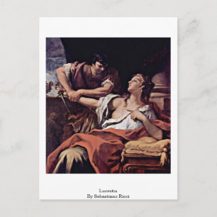Cartão Postal Lucretia Por Sebastiano Ricci