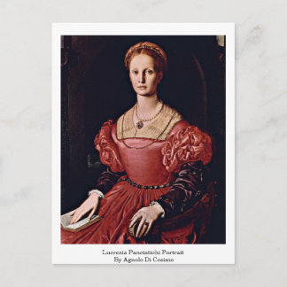 Cartão Postal Lucrezia Panciatichi Retrato De Angelo Bronzino