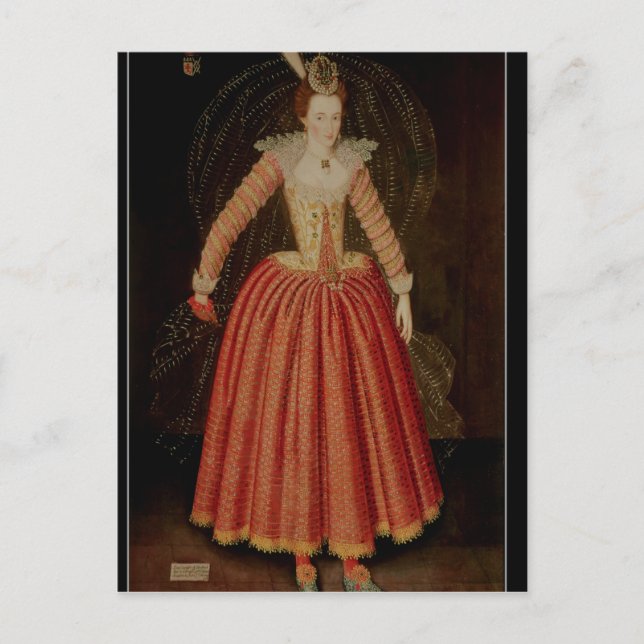 Cartão Postal Lucy Harrington, Condessa de Bedford (Frente)