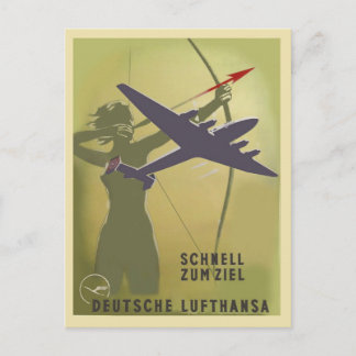 Cartão Postal Lufthansa 1937