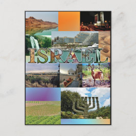 Cartão Postal lugares lindos em israel