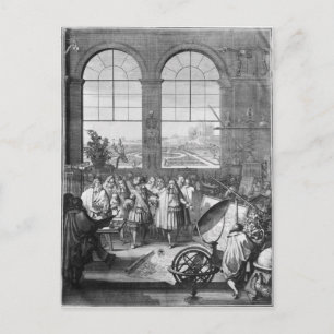 Cartão Postal Luís XIV e a sua visita à Entouraria