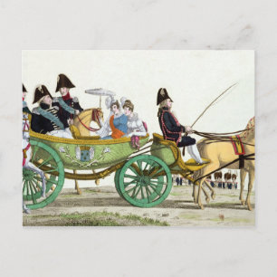 Cartão Postal Luís XVIII e sua família