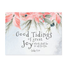 Luke 2:10 Boas notícias de alegria excelente, Nata