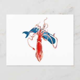 Cartão Postal Lula gigante vs. baleia