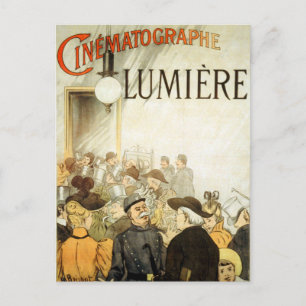 Cartão Postal Lumière Brothers Cinema Poster