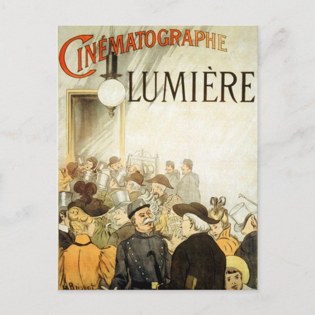 Cartão Postal Lumière Brothers Cinema Poster (Frente)
