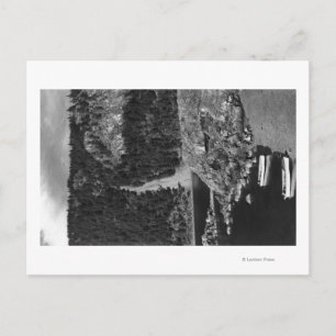 Cartão Postal Lummi Island, WA - Lummi Rocks View com linha