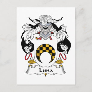 Cartão Postal Luna Family Crest