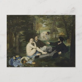 Cartão Postal Luncheon da grama por Edouard Manet