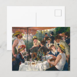 Cartão Postal Luncheon do Partido Barco | Renoir |