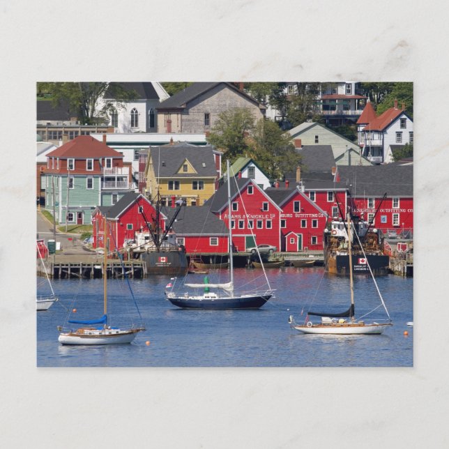 Cartão Postal Lunenberg, Nova Escócia, Canadá. 3 (Frente)