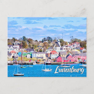 Cartão Postal Lunenburg, Nova Escócia, Canadá