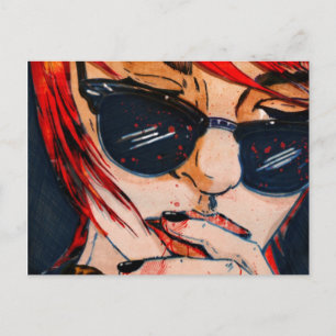 Cartão Postal Lunettes Noires