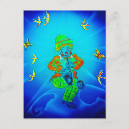 Cartão Postal Lustige Welt Clown 2