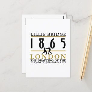 Cartão Postal Luta de Boxin, Regras de Queensberry