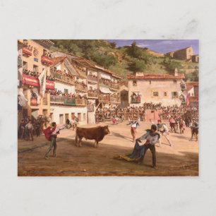 Cartão Postal Luta de formação em Biscaia, 1869