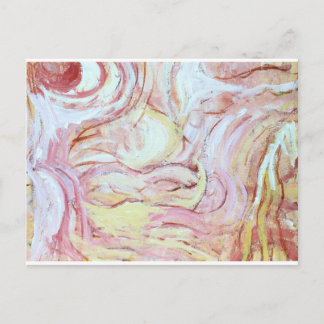 Cartão Postal Luta Jacob com anjo (pintura abstrato)