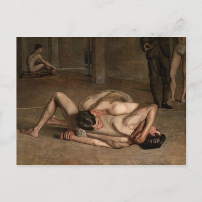 Cartão Postal Lutadores (Frente)