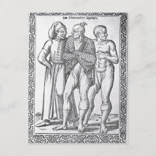 Cartão Postal Lutadores turcos