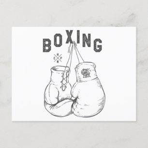 Cartão Postal Luvas de boxe