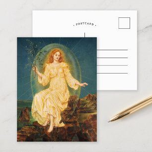 Cartão Postal Lux em Tenebris   Evelyn De Morgan