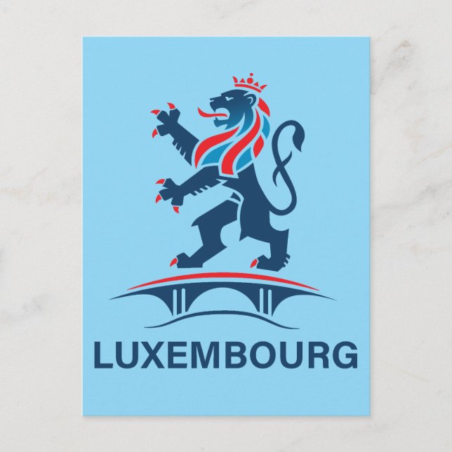 Cartão Postal Luxemburgo Europa (Frente)