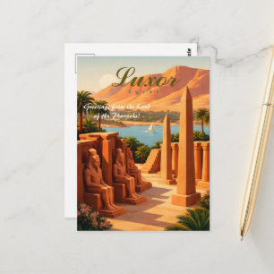 Cartão Postal Luxor Egito