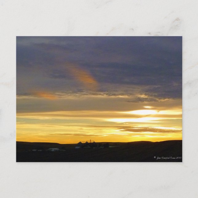 Cartão Postal Luz da noite (Frente)