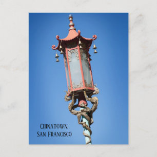 Cartão Postal Luz de Dragão, Chinatown, São Francisco, CA
