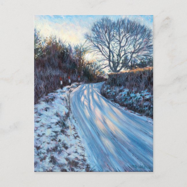 Cartão Postal Luz de inverno (Frente)