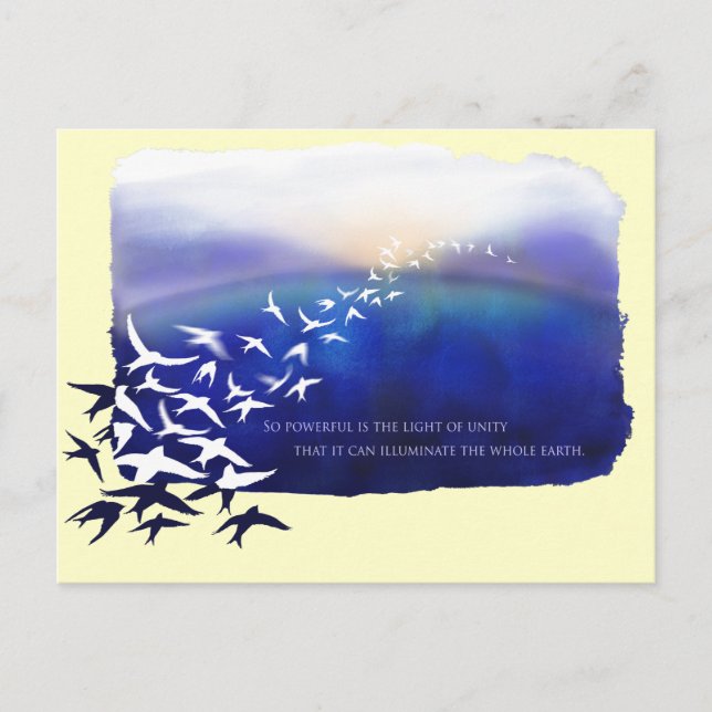 Cartão Postal Luz de Unidade (Frente)