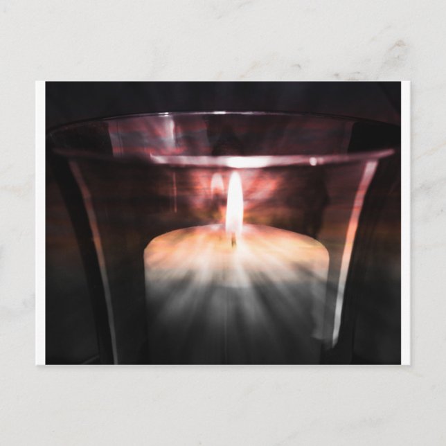 Cartão Postal Luz de Vela (Frente)