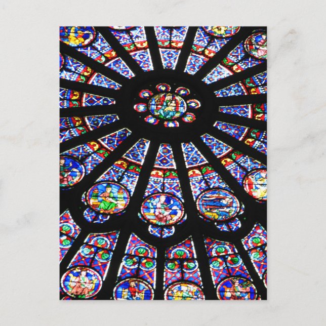 Cartão Postal Luz de vidro (Frente)