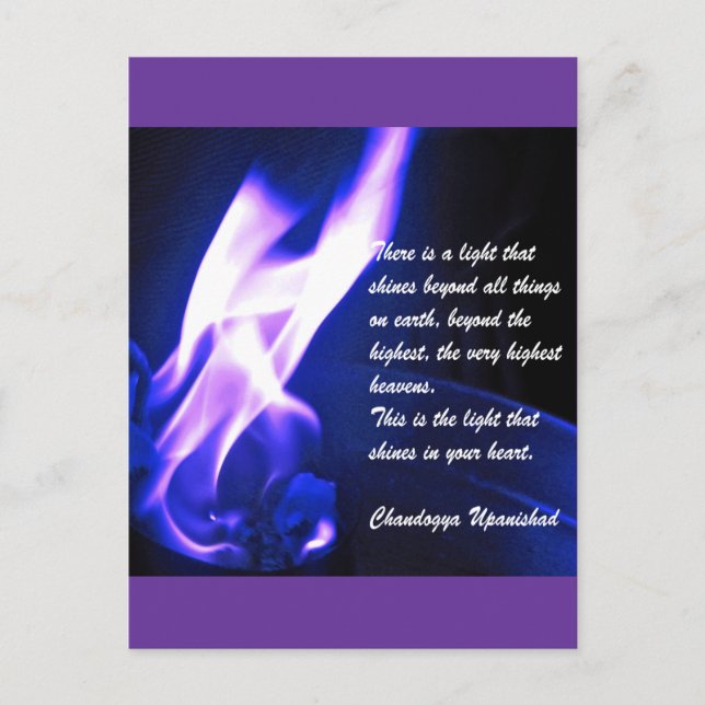 Cartão Postal Luz do Coração (Frente)