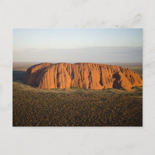 Cartão Postal Luz do final da tarde em Uluru / Ayers Rock,