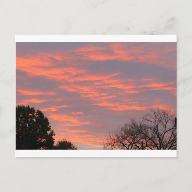 Cartão Postal Luz do sol sobre nuvens, Ohio (Frente)