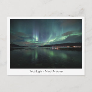 Cartão Postal Luz Polar Noruega