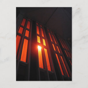 Cartão Postal luz vermelha