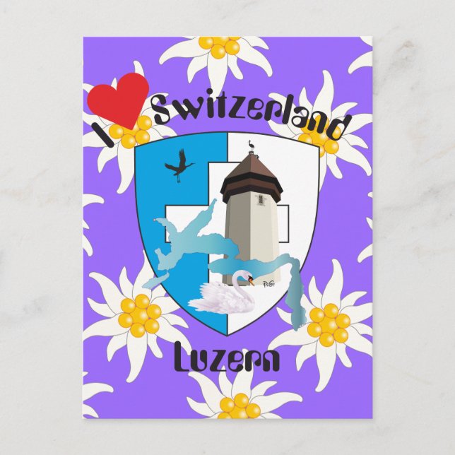 Cartão Postal Luzern Schweiz Postkarte (Frente)
