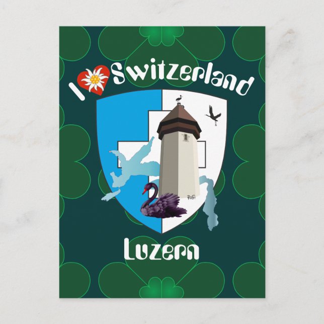 Cartão Postal Luzern Schweiz Postkarte (Frente)