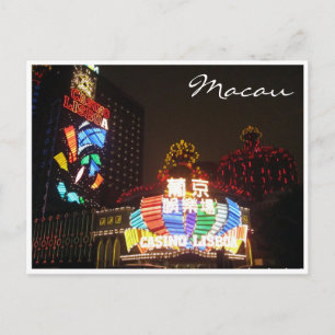 Cartão Postal Luzes de casino lisboa