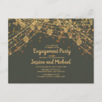 Luzes de Corda Dourada Verde Oliva Festa de Noivad