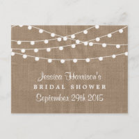 Luzes de Corda, Receita de Chá de Noiva Rústico de