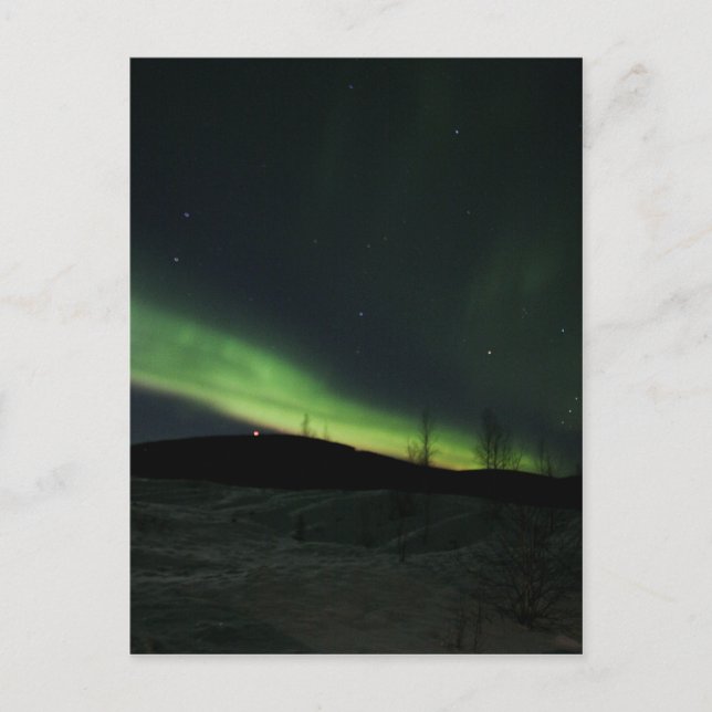 Cartão Postal Luzes do norte (Frente)