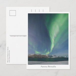 Cartão Postal Luzes do norte na Noruega