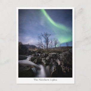Cartão Postal Luzes do Norte Noruega