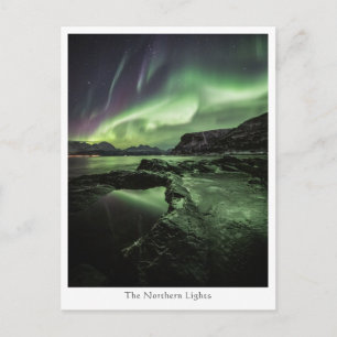 Cartão Postal Luzes do Norte Noruega